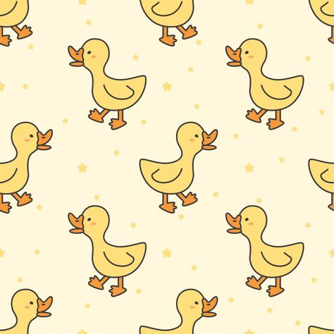 Cute Duck Illustration, Duck Background, Cat Pattern Wallpaper, Cute Seamless Pattern, Duck Wallpaper, Duck Photo, Duck Pattern, Background Cute, Watercolour Texture Background