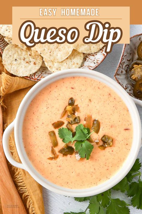 queso dip in a bowl with chips ready to scoop it up Restaurant Style Queso, Homemade Queso Dip, Mexican White Cheese Dip, Homemade Queso, Cheese Dip Mexican, Queso Dip Recipe, Queso Dip Recipes, Queso Recipe, Mexican Dinner