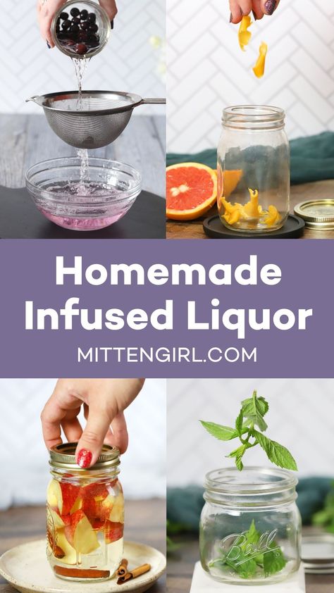 Crafting your own homemade liquor infusions is a delicious way to enjoy a variety of flavors using your favorite spirits while skipping the artificial flavors, added colors, and sugar often found in store-bought flavored alcohol. Liquor Infusions, Infusion Recipes, Flavored Tequila, Spice Drops, Flavored Alcohol, Infused Liquors, Homemade Liquor, Bourbon Drinks, Easy Cocktail