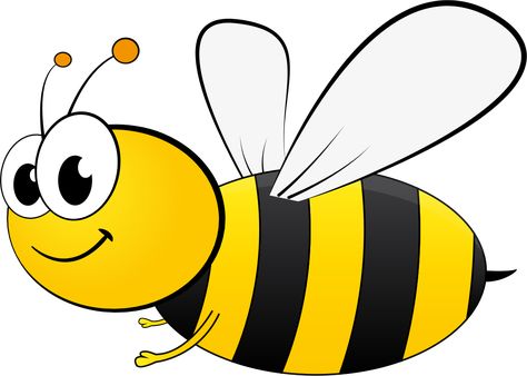 Cartoon Bee by @GDJ, Cartoon Bee from pixabay., on @openclipart Bumble Bee Pictures, Bee Cartoon Images, Pictures Of Bees, Car Doodles, Bumble Bee Drawing, Bees Drawing, Honey Bee Images, Bee Pictures Art, Bee Signs