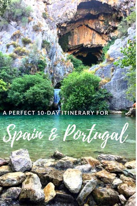 The perfect group trip; here is a 10 days in #Spain and #Portugal itinerary of all the things you and your friends do and see. Hotels, restaurants and route! | car rentals spain | road trip #europe 10 Days In Spain, Spain Road Trip, Portugal Itinerary, Group Trip, Portugal Vacation, Spain Itinerary, Spain Travel Guide, Road Trip Europe, Spain Vacation