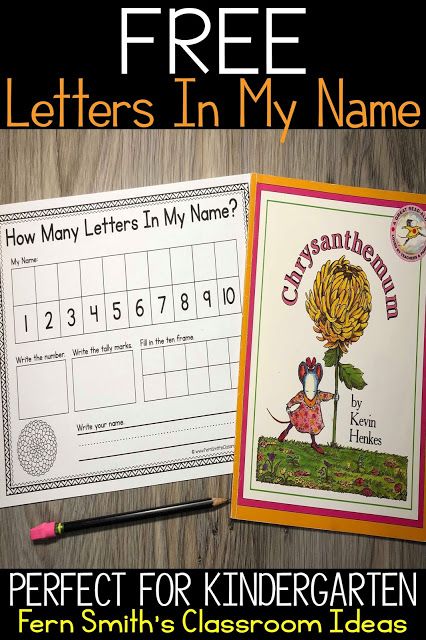 Letters In My Name, Kindergarten Name Activities, Chrysanthemum Book, Chrysanthemum Activities, Kindergarten First Week, Name Activity, Kindergarten Names, Kevin Henkes, Beginning Of Kindergarten