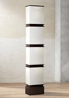 Possini Euro Design Lightstack Floor Lamp Column Design Interior, Pillar Design Interior, Column Design Ideas, Column Decoration Ideas, Interior Pillars, House Pillars, Column Ideas, Modern Column, Columns Decor