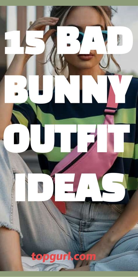 15 Bad Bunny-Inspired Outfit Ideas for Ladies Who Like It Spicy. Outfit Reggaeton, Reggaeton Aesthetic Outfit, Reggaeton Outfit, Colorful Windbreaker, White Platform Sneakers, Black Combat Boots, Bunny Outfit, Aesthetic Outfit Ideas, Fashion Fail