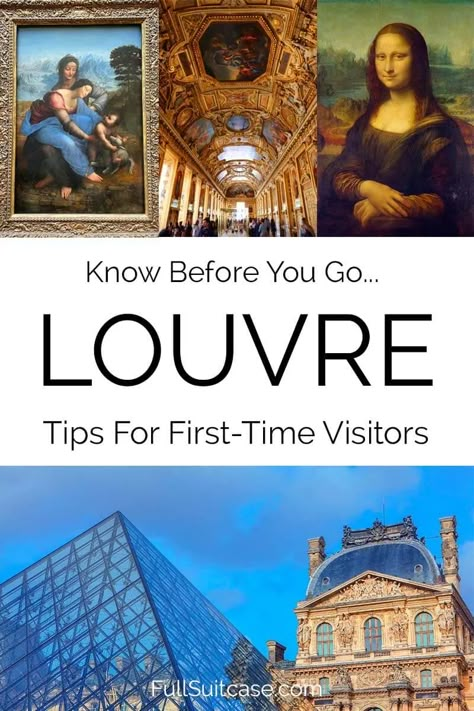 15 Tips & Tricks for Visiting the Louvre Museum in 2023 (Paris) Paris Trip Planning, Paris In October, Museum In Paris, The Louvre Museum, Paris Travel Tips, Paris France Travel, Paris Travel Guide, Paris Vacation, Museums In Paris