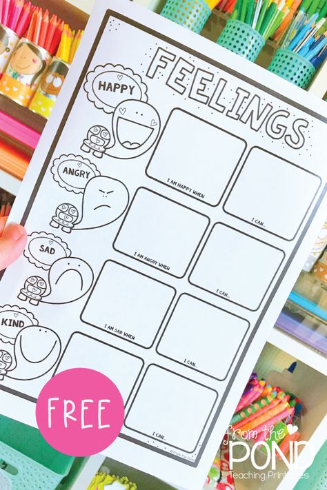 Students can draw and write about different feelings on this free turtle themed worksheet! Ready to download for free! Feelings Activity Kindergarten, Zones Of Regulation Activities Kindergarten, Sel Worksheets For Kindergarten, Feelings And Emotions Activities Kindergarten, Feelings Lessons For Elementary, Kindergarten Sel Lessons, Zones Of Regulation Printables Free Kindergarten, Kindergarten Emotions Activities, Sel Activities For Kindergarten