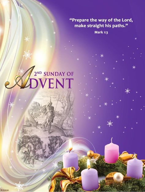 Advent 2nd Sunday, 2nd Sunday Of Advent, Advent Catholic, Heaven Wallpaper, Christmas Prayer, Christmas In Europe, Christmas Advent, Winter Christmas, Bible Quotes