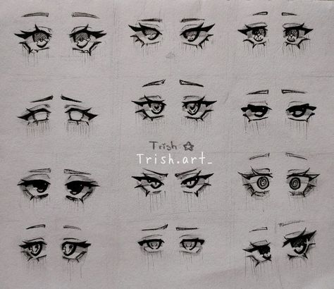 Sketches And Drawings, Drawn Eyes, Mata Manga, Unique Eyes, Easy Eye Drawing, Art Tut, Eye Ideas, Cute Eyes Drawing, Drawing Eye