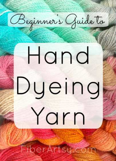 Beginner's Guide to Hand Dyeing Yarn, Fiberartsy.com Dyed Yarn Diy, Tie Dye Tutorial, Yarn Tutorials, Fabric Dyeing Techniques, Dyeing Tutorials, Dye Yarn, Dyeing Yarn, Spinning Wool, Hand Painted Yarn