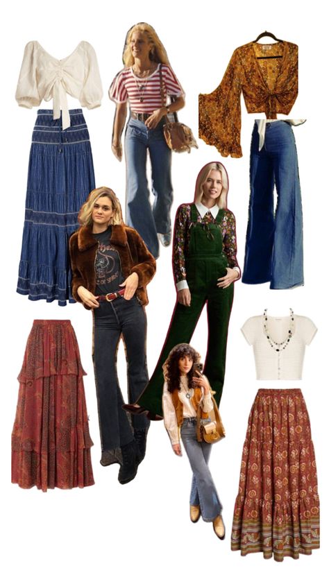 Hippy Fashion 1970s, 70s Fall Fashion Vintage, 70s Fashion Inspo Style, Style Annee 70, Vintage 70s Outfits, 70s 80s Outfits, 1970 Fashion Women, 1970s Party Outfit, 70s Outfit Women