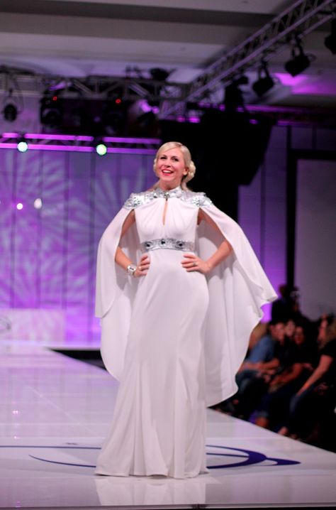 Her Universe Fashion Show, Star Wars Prom Dress, Galaxy Clothes, Leia Dress, Universe Fashion, Ashley Eckstein, Star Wars Dress, Star Wars Wedding Theme, Leia Star Wars