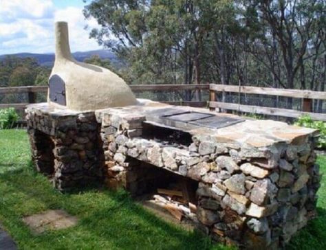 outdoor-earth-ovens-cherry-hood Stone Bbq, Bread Oven, Outdoor Oven, Pizza Oven Outdoor, Outdoor Pizza, Wood Fired Oven, Summer Kitchen, Outdoor Wood, Outdoor Bbq