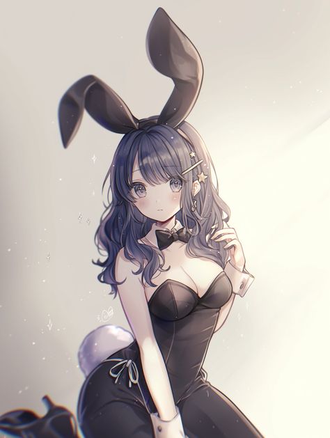 Bunny Oc Girl, Bunny Maid Outfit, Creature Oc, Chibi Bunny, Rabbit Girl, Rabbit Costume, Bunny Suit, Bunny Costume, Bunny Outfit