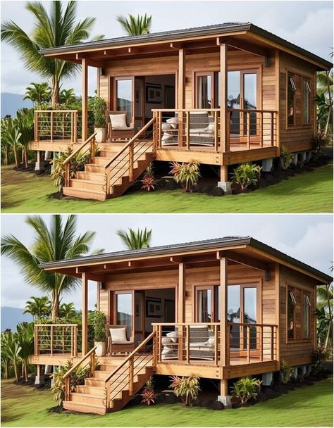 Building A Small House, Beautiful Tree Houses, Futuristic House, Mud House, Concept Models Architecture, Deck Designs Backyard, Modern Exterior House Designs, Tree Houses, Small Cottage