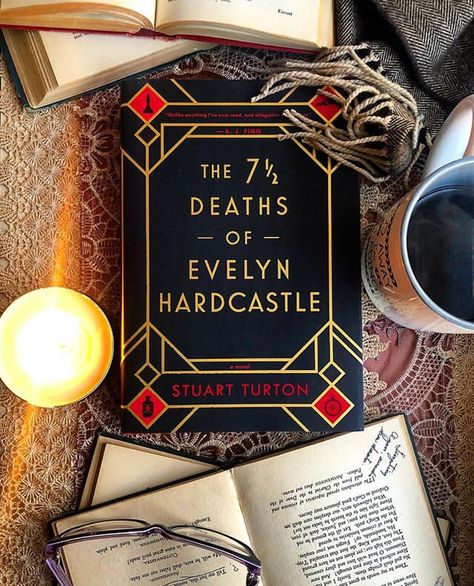 The 7 And A Half Deaths Of Evelyn Hardcastle, The Seven And A Half Deaths, The 7 1/2 Lives Of Evelyn Hardcastle, The Seven And A Half Deaths Of Evelyn Hardcastle, Bookish Activities, Evelyn Hardcastle, Dark Library, Before The Coffee Gets Cold, Books Recommendation