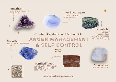 Impulsive Behavior, Witch Spirituality, Sigil Magic, Intention Setting, Anger Issues, Natural Diy, Stone Collection, Anger Management, Gem Stones