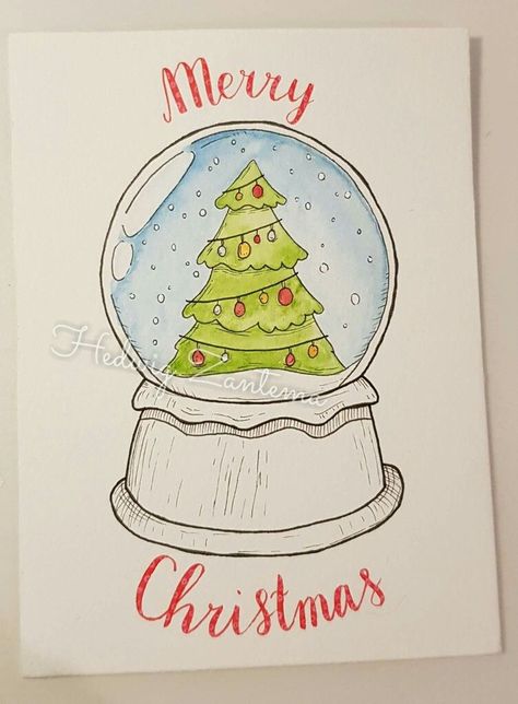 Funny Christmas Cards Diy, Christmas Cards Drawing, Chrismas Cards, Xmas Drawing, Christmas Tree Snow, Cute Christmas Cards, Merry Christmas Diy, Merry Christmas Tree, Cool Paper Crafts