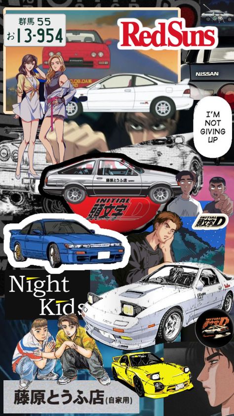 #initiald #ae86 #redsuns #takumifujiwara #anime #manga Initial D, Ae86, Your Aesthetic, Connect With People, Creative Energy, Energy, Cars, Anime