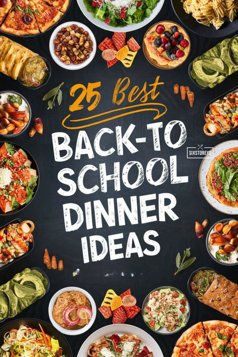 From breakfasts to lunchbox ideas, these 25 back to school recipes are delicious, nutritious, and time-saving for busy parents. #BackToSchoolMeals #FamilyFriendly #FastRecipes Back To School Meals, Back To School Recipes, School Dinners, School Recipes, Baking Classes, Lunchbox Ideas, School Food, Busy Parents, Time Saving