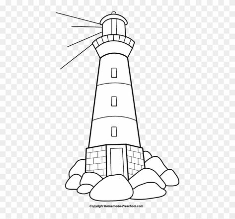 Stained Glass Patterns Free Lighthouse, Lighthouse Outline Drawing, Light House Silhouette Painting, Lighthouse Clipart, Stained Glass Lighthouse Suncatcher, House Clipart, Clipart Black And White, Lighthouse, Stained Glass