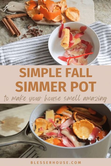 Create a cozy and inviting atmosphere in your home with this DIY fall simmer pot recipe. Using simple ingredients like apples, cinnamon, and oranges, this recipe will fill your house with delightful autumn scents. Ideal for those who love easy and aesthetic home projects, this simmer pot is perfect for the crockpot or stovetop. Learn how to make your home smell amazing with this Williams Sonoma-inspired recipe. Diy Fall Pumpkin Decor Outdoor, Fall Simmering Pot Recipes, Fall Stovetop Potpourri, Smell Good Naturally, Fall Simmer Pot, Make Your Home Smell Good, Home Smell Good, Autumn Scents, Simmer Pots