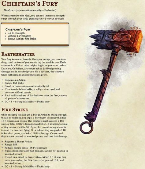 Dnd Homebrew Artifacts, Dnd Barbarian Items, Magic Items For Barbarians, Dnd Magic Items Homebrew Barbarian, Dnd Magic Items Barbarian, Dnd Magic Hammer, Magic Item Dnd 5e, Magic Hammer 5e, Dnd Hammer Homebrew