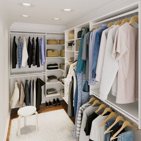 8 Best Closet Systems to Organize Your Space 2021 — Best Closet Kits Mens Walk In Closet Design, Corner Closet, Walking Closet, Closet Kits, Chunky Sweaters, Closet Renovation, Closet Layout, Closet Remodel, Modular Storage