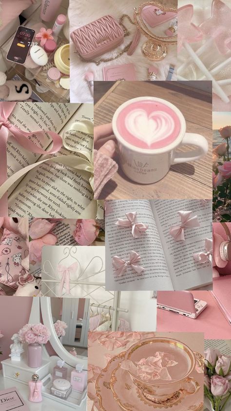 #pink #preppy #lightpink #remix #fyp #follow #like #share #comment #coffe #girly Pink Girly Lifestyle, Pink Girly Things Wallpaper, Coquette Wallpapers, Aesthetic Collages, Pink Wallpaper Ipad, Pink Preppy, Pink Lifestyle, Xmas Wallpaper, Princess Wallpaper