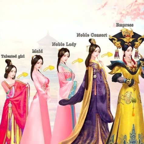 Japanese Empress Art, Chinese Royal Dress, Royal Japanese Clothing, Chinese Royal Clothing, Chinese Empress Art, Chinese Cultural Dress, Chinese Empress Dress, Ancient China Clothing, The Empress Of China