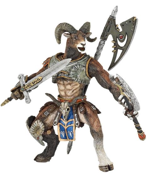 Ram Man, Fantasy Figures, Fantasy Collection, Toy Figures, Fantasy World, Action Figures Toys, Samurai Gear, Vintage Toys, Cartoon Characters