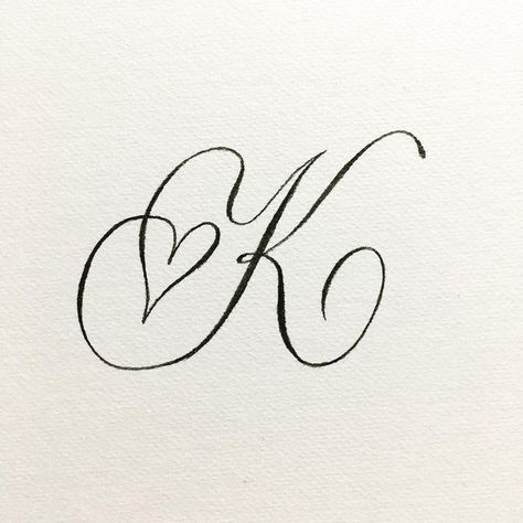 K Letter Design, Cursive K, Letter K Art, Letter K Tattoo, K Calligraphy, K Tattoos, K Drawing, K Font, K Name