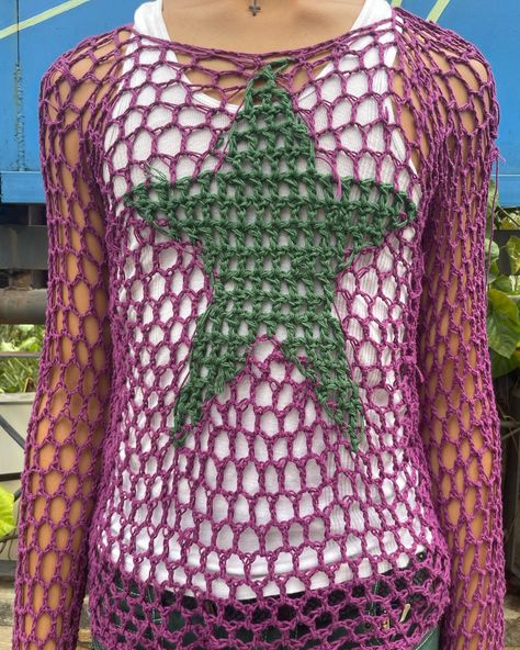 Starz | spider web | boxy shirt Boxy Shirt, Crochet Sweater, Spider Web, Crochet