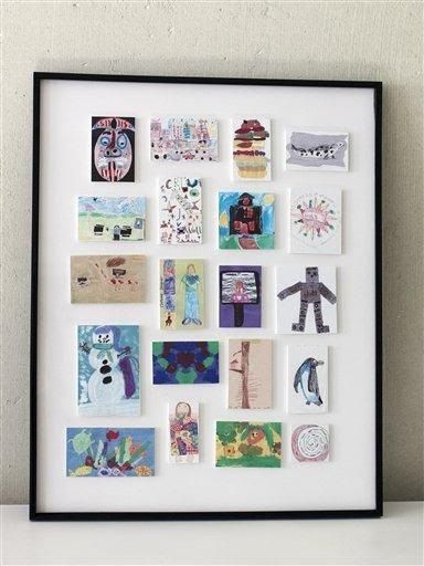 Scan children's artwork, shrink, print, and then frame your miniature collection Diy With Kids, Miniature Collection, Childrens Artwork, Tableau Art, Kids Artwork, Pics Art, Art Display, Art Store, Art For Kids