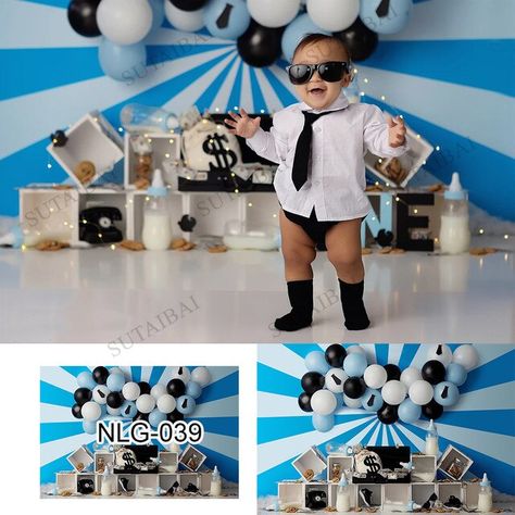 Boss Baby 2nd Birthday Party Boy, Boss Baby Photoshoot Ideas Boy, Baby Boss Theme Party Ideas, Boss Baby First Birthday Boy, Boss Baby Birthday Party Boy Decorations, Baby Boss Theme Party, Black Boss Baby Birthday Party Boy, Boss Baby Photoshoot, Boss Baby 1st Birthday Boy