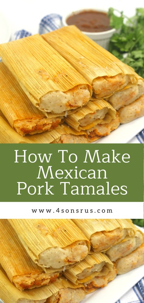 Beef Tamales Recipe, Authentic Mexican Tamales, Authentic Tamales Recipe, Tamales Recipe Pork, Homemade Tamales Recipe, Mexico In My Kitchen, Beef Tamales, Mexican Tamales, Homemade Tamales