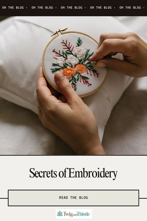 Embroidery Embroidery Circle, Embroidery Guide, Autumn Embroidery, Stitches Embroidery, Embroidered Pillowcases, A Plus, Diy Embroidery, Gorgeous Design, Like A Pro