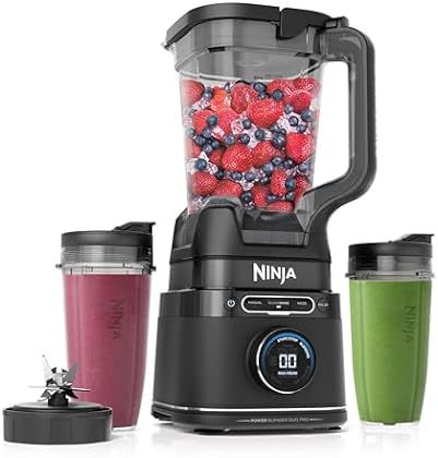 Shop Todays Deals with Amazon's Favorites! #ad Blender Smoothie, Ninja Blender, Perfect Smoothie, Smoothie Makers, Smoothie Blender, Compact Kitchen, Hand Blender, Crushed Ice, Frozen Drinks