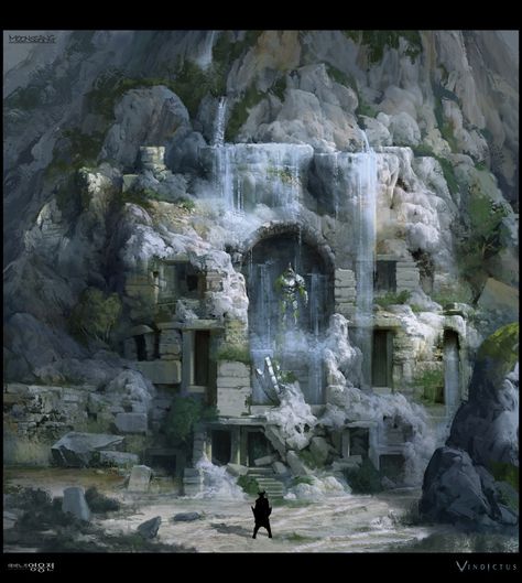 Dwarven City, Games Design, Location Inspiration, Landscape Concept, Fantasy City, Fantasy Castle, Fantasy Setting, Fantasy Places, Fantasy Concept Art