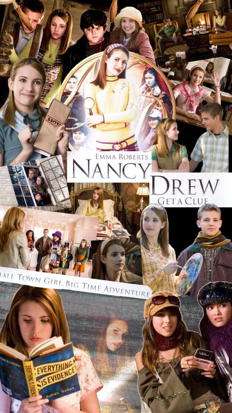 Nancy Drew Treasure In The Royal Tower, Nancy Drew Emma Roberts, Nancy Drew 2007, Nancy Drew Movie, Scrapbook Stickers Printable, Stickers Printable, Nancy Drew, Emma Roberts, Movie List