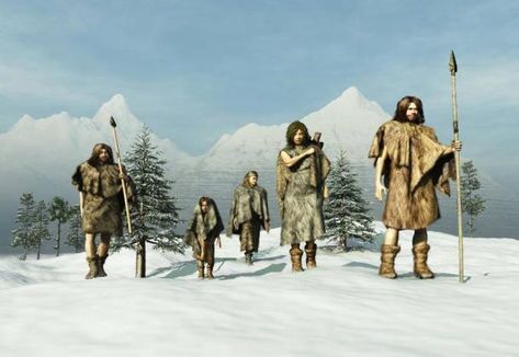 Stone Age Clothing: Function Over Fashion | Ancient Origins Prehistoric Man, Aged Clothing, Hunter Gatherer, Human Evolution, Early Humans, Ancient Origins, First Humans, Stone Age, Ice Age