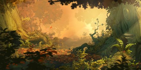 Visual development : RAYMAN LEGENDS Concept Art Landscape, Rayman Legends, Environment Props, Landscape Concept, Fantasy Setting, Scene Design, Animation Background, Visual Development, Environment Design