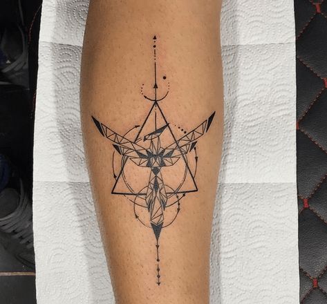 Phoenix Compass Tattoo, Feminine Warrior Tattoo, Minimal Phoenix Tattoo, Phoenix Tattoo Geometric, Warrior Tattoos For Women Strength, Phoenix Tattoo Feminine Thigh, Power Tattoos For Women, Mythical Tattoos For Women, Meaningful Tattoos For Women Strength