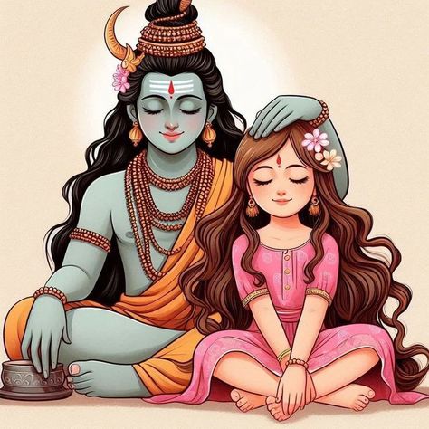 Lord Shiva Cartoon Images, Krishna And Shiva Together Wallpaper, Lord Shiva Cartoon, Cute Shiva Images, Mahadev Illustration, Mahadev Aesthetic, Shiva Devotee, Mahadev Painting, Shiva Wallpapers