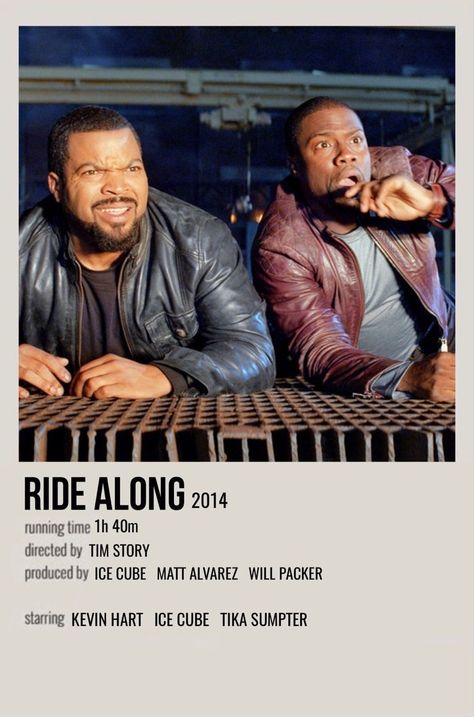 Ride Along Movie Poster, Ride Along Movie, Show Movie Poster, Black Movies, Polaroid Movie Poster, Romance Movie Poster, Movie Character Posters, Movie Hacks, Movies To Watch Teenagers