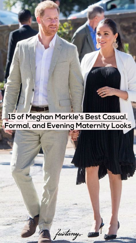 15 of Meghan Markle's Best Casual, Formal, and Evening Maternity Looks Megan Markle Pregnancy Style, Meghan Markle Pregnant Outfits, Maternity Formal Outfit, Pregnant Formal Outfit, Formal Pregnancy Outfits, Formal Maternity Outfits, Formal Pregnancy Dresses, Meghan Markle Maternity Style, Maternity Formal Dress