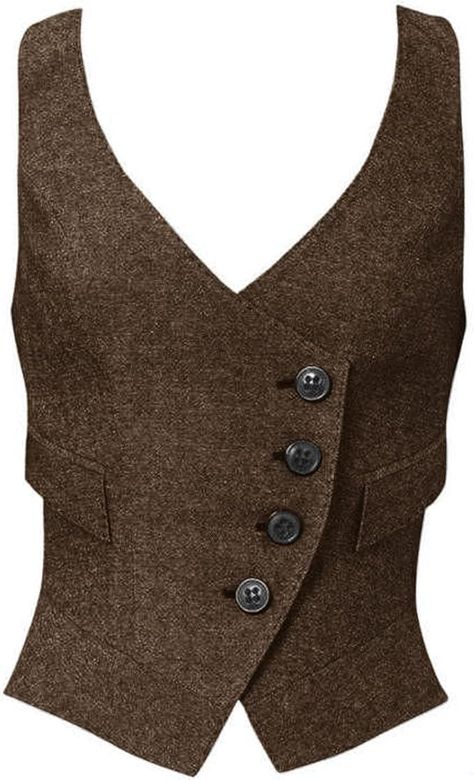 Women's Suit Vest Herringbone Tweed Work Wear Slim Fit Waistcoat Lady Sleeveless Jacket | Amazon (US) Womens Suit Vest, Stylish Mom Outfits, Women Waistcoat, Capsule Wardrobe Women, Womens Tweed, Midsize Fashion, Stylish Mom, Herringbone Tweed, Vest Coat