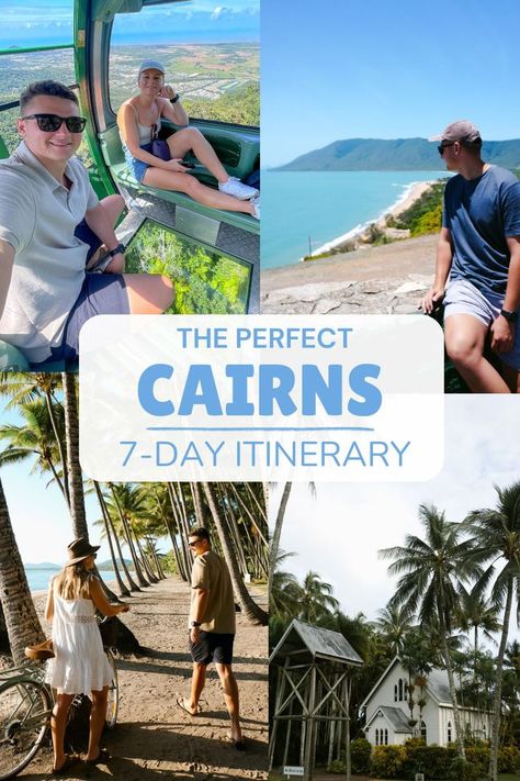 Planning your Cairns holiday? use this as your complete guide. We share the perfect 7-day itinerary including where to stay, day trips and islands to visit. Discover the best of Tropical North Queensland with this Cairns itinerary. Cairns Itinerary, Queensland Travel, 2 Days Trip, Islands To Visit, Daintree Rainforest, North Queensland, The Great Barrier Reef, Swimming Holes, Queensland Australia