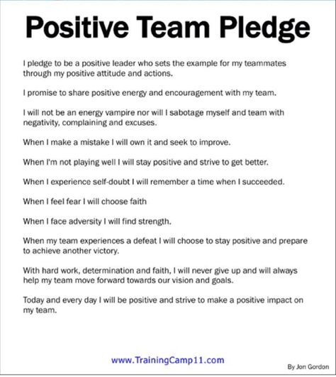 Team Pledge Good Team Quotes, Work Team Building, Volleyball Ideas, Team Appreciation, Career Building, Basketball Coaching, Workplace Quotes, Good Leadership Skills, Team Morale