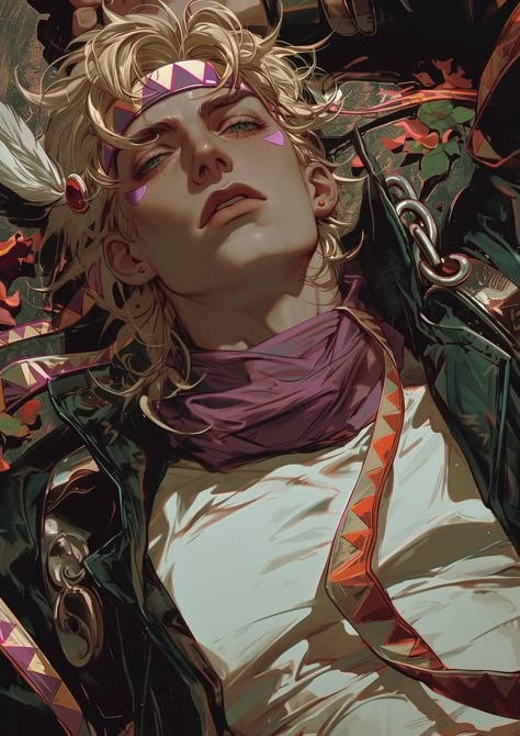 JoJo's Bizarre Adventure Caesar Zeppeli Gif, Caeser Zeppeli Jojo, Jojo X Caesar, Caejose Fanart, Jjba Ceaser Zeppeli, Caesar Zeppeli Fanart, Jojos Bizzare Adventure Fanart, Gyro Zeppeli Fanart, Jjba Caesar