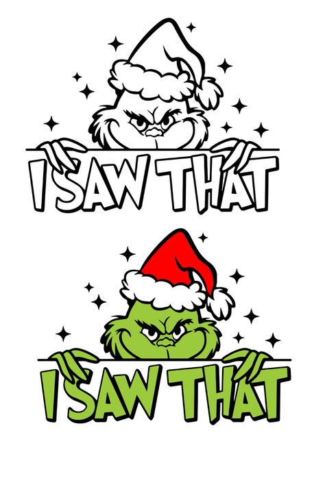 Grinch SVG: I Saw That SVG Grinch Stencil Free Printable, Sly Expression, The Grinch Hand, Blanket Pictures, The Grinch Face, The Grinch Svg, Grinch Characters, Grinch Images, Playful Pose